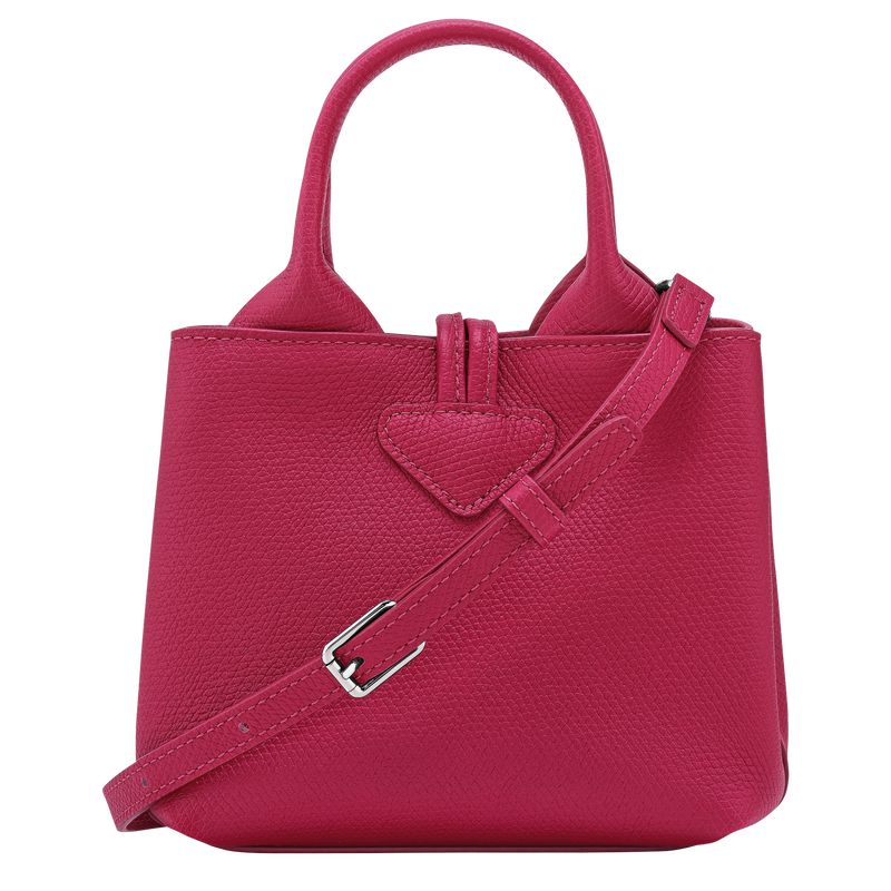 Women Longchamp Le Roseau Xs Handbag Dark Pink | Thailand-809RWYUTZ