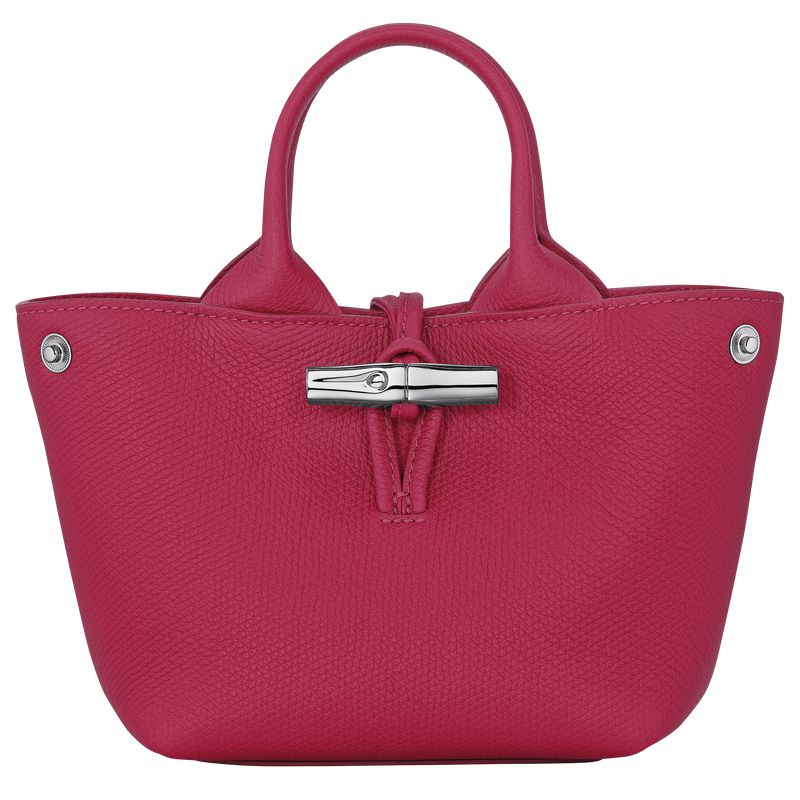 Women Longchamp Le Roseau Xs Handbag Dark Pink | Thailand-809RWYUTZ