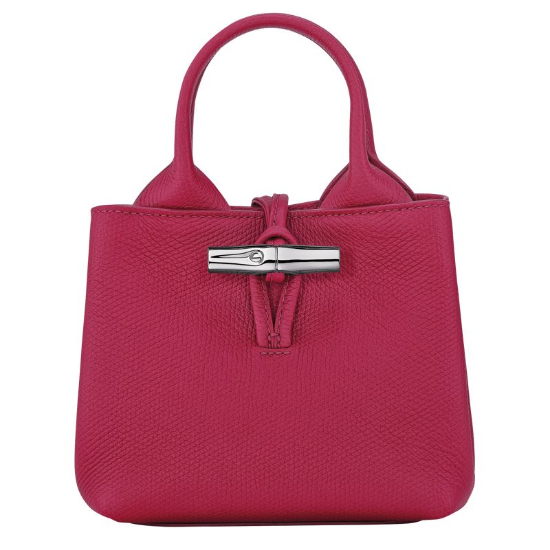 Women Longchamp Le Roseau Xs Handbag Dark Pink | Thailand-809RWYUTZ