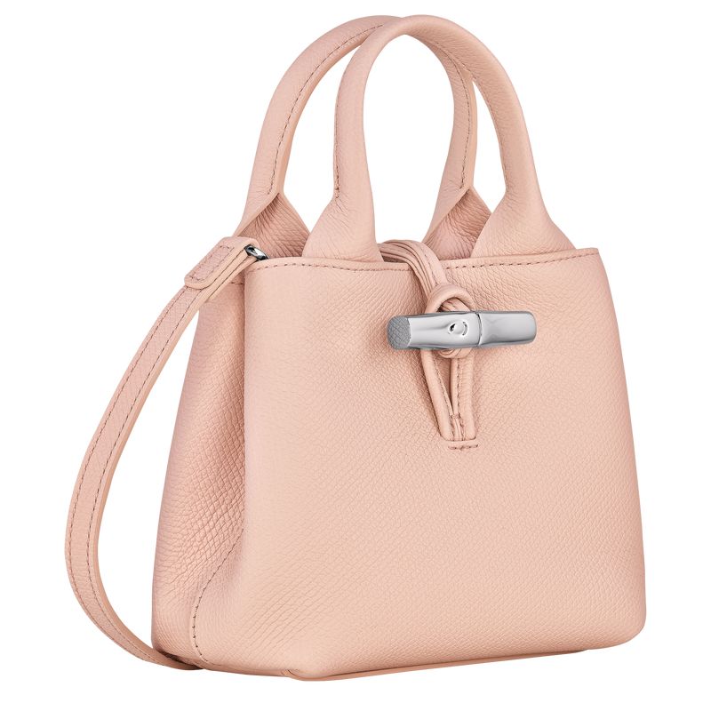 Women Longchamp Le Roseau Xs Handbag Light Rose | Thailand-481KNMVBD
