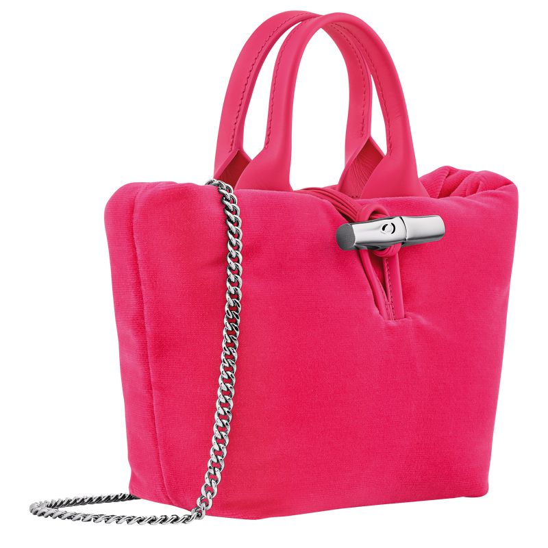 Women Longchamp Le Roseau Xs Handbag Pink | Thailand-280ODRLBX