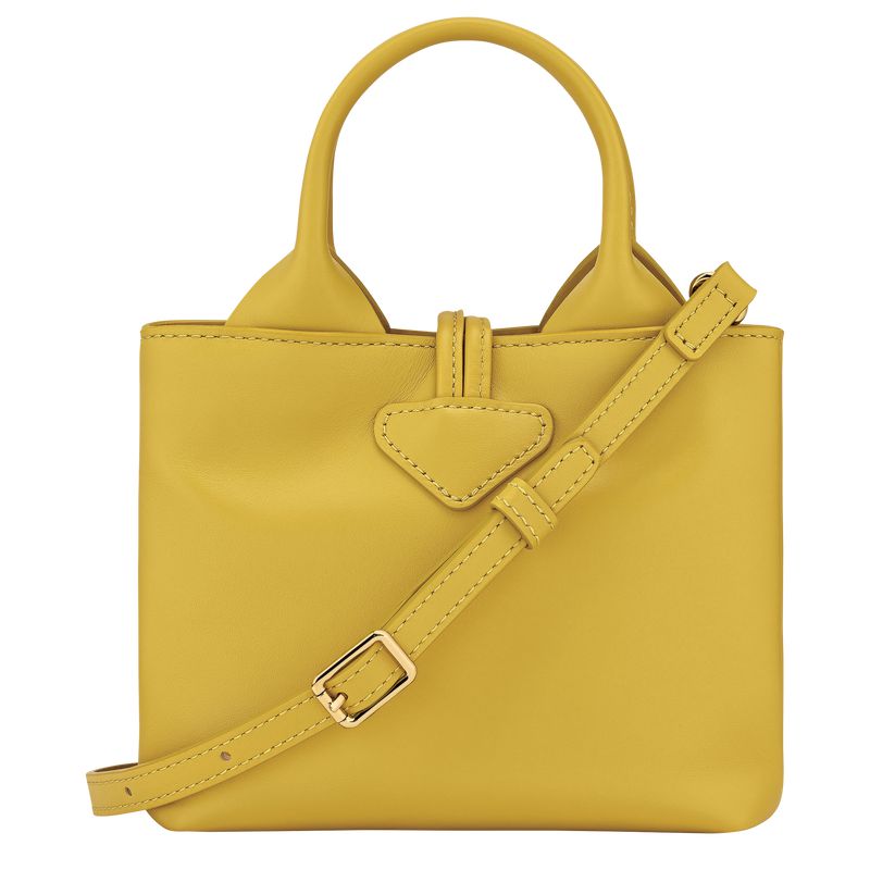 Women Longchamp Le Roseau Xs Handbag Yellow | Thailand-278EOATCV