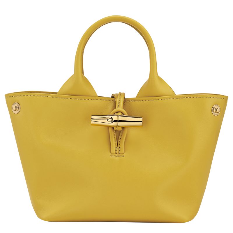 Women Longchamp Le Roseau Xs Handbag Yellow | Thailand-278EOATCV
