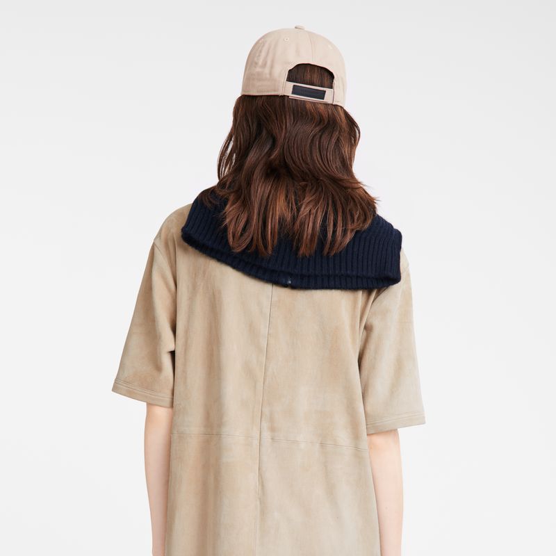 Women Longchamp Leather Long Dress Beige | Thailand-920OXJQCE
