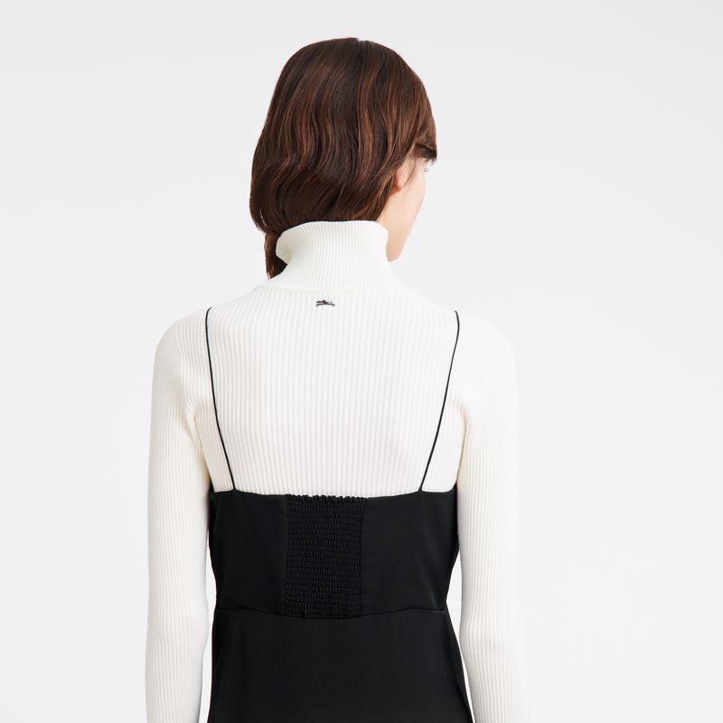 Women Longchamp Long Dress Black | Thailand-526OLZAUH