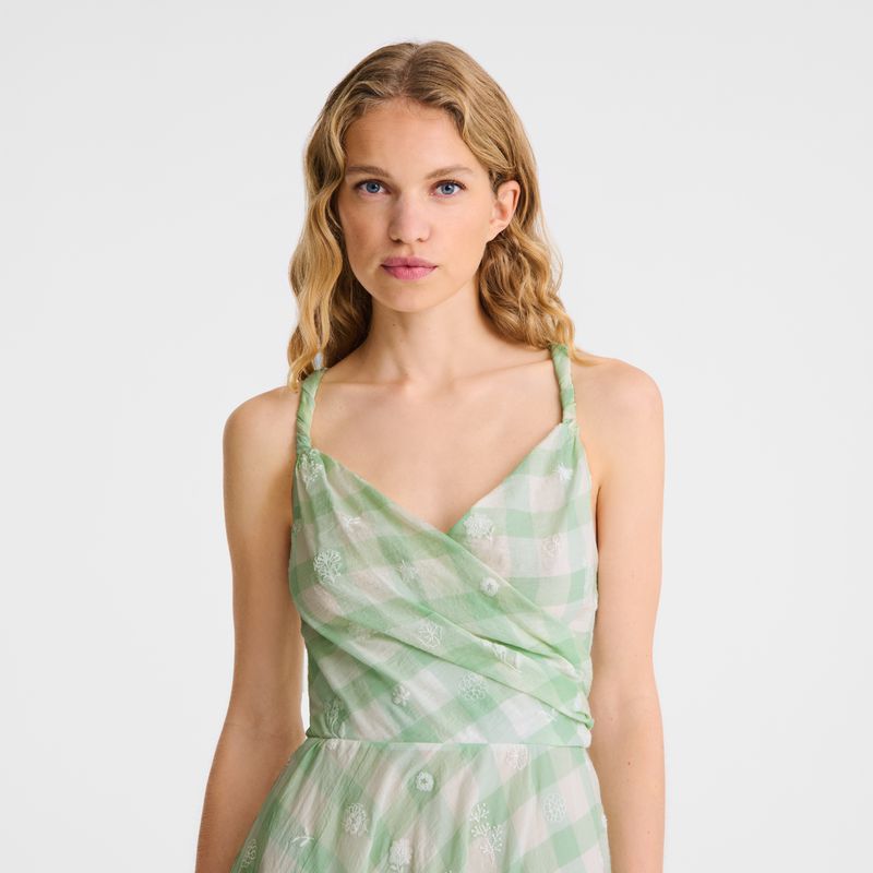 Women Longchamp Long Dress Light Turquoise Green | Thailand-290OSGJYZ