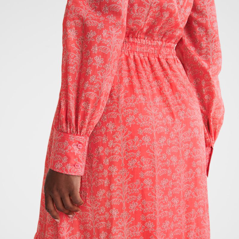 Women Longchamp Long Dress Pink | Thailand-678HVWYCR