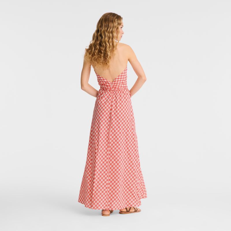 Women Longchamp Long Dress Pink | Thailand-106CDIYNV