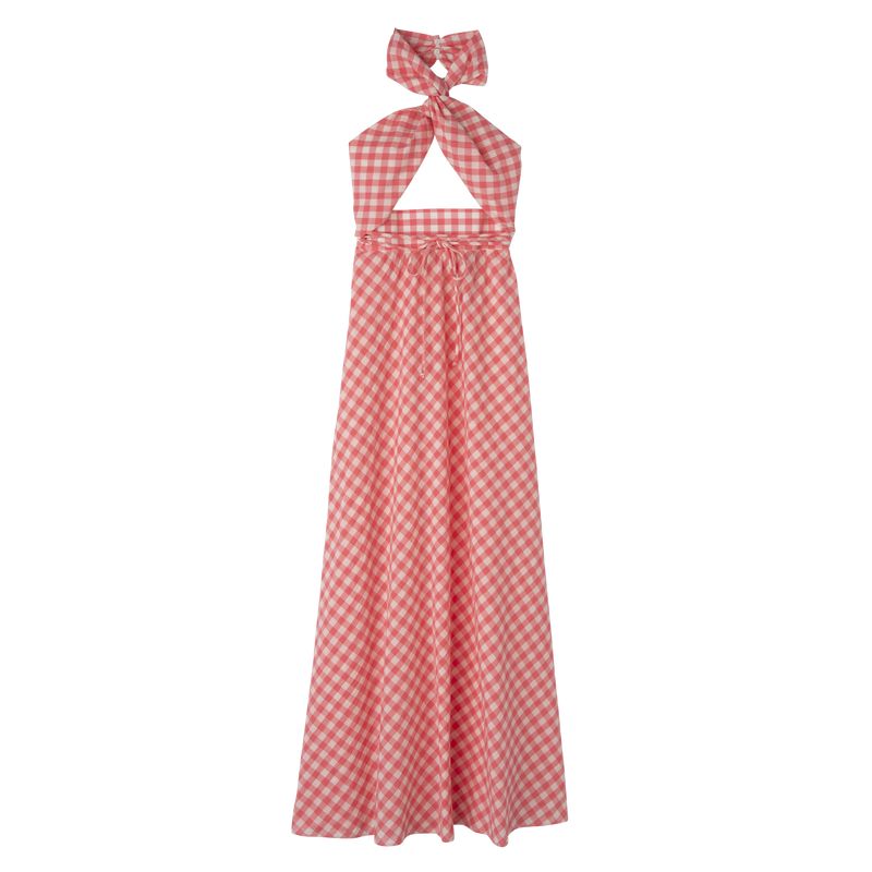 Women Longchamp Long Dress Pink | Thailand-106CDIYNV