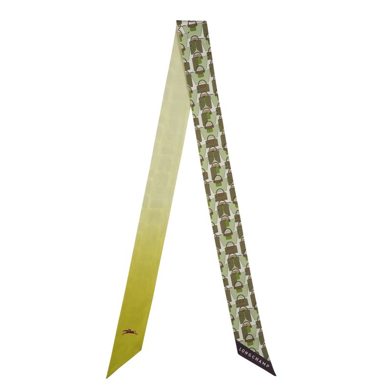 Women Longchamp Origami Le Pliage Headband Green | Thailand-607WXEGVM