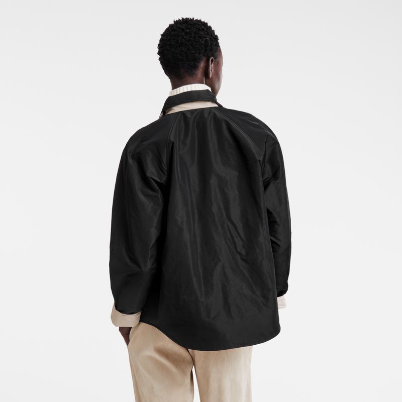 Women Longchamp Padded Blouson Jacket Black | Thailand-719SJAONX