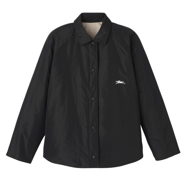 Women Longchamp Padded Blouson Jacket Black | Thailand-719SJAONX