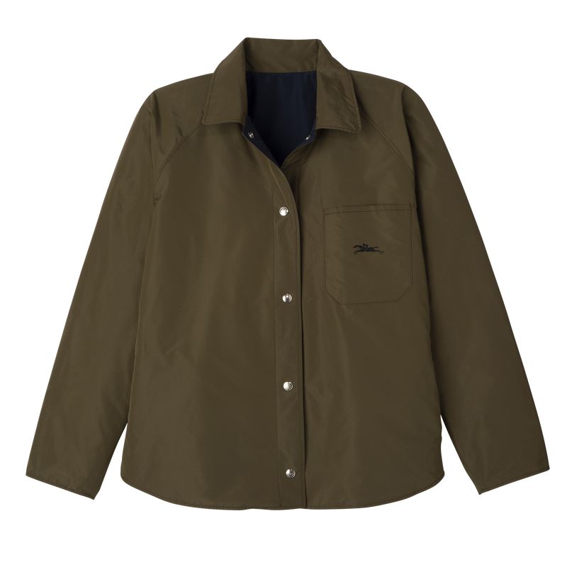 Women Longchamp Padded Blouson Jacket Navy | Thailand-963DNXRAO