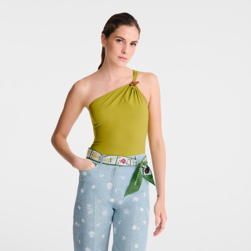Women Longchamp Pink And Green Headband Green / Multicolor | Thailand-102ISKEUJ