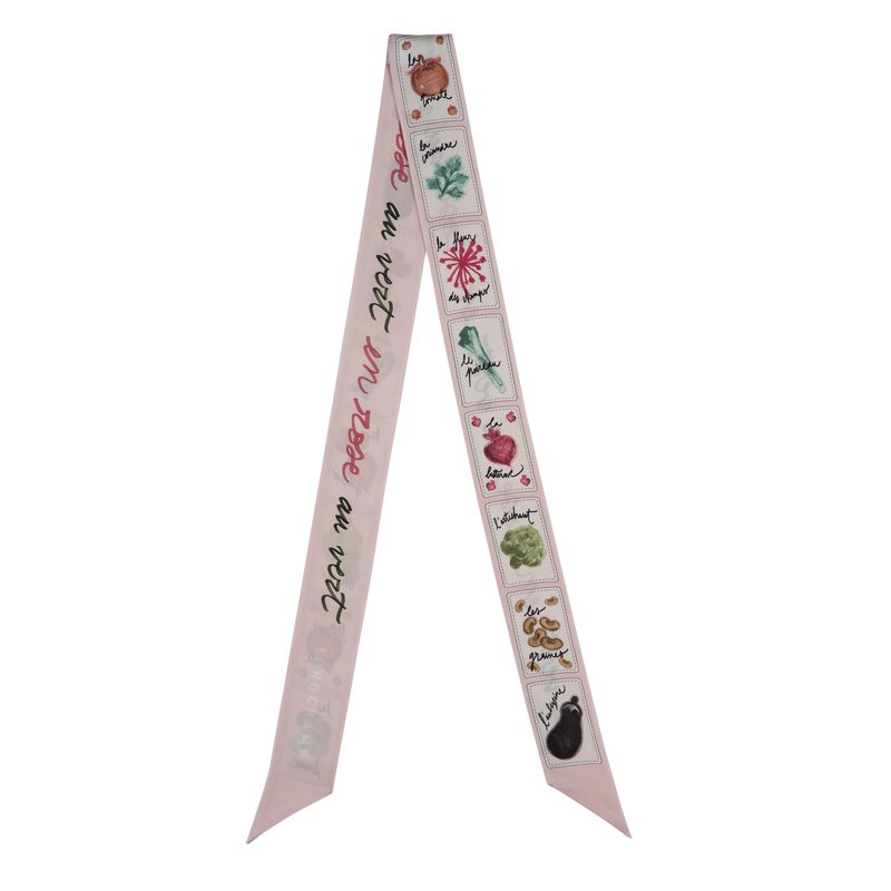 Women Longchamp Pink And Green Headband Pink / Multicolor | Thailand-097IPFUEC