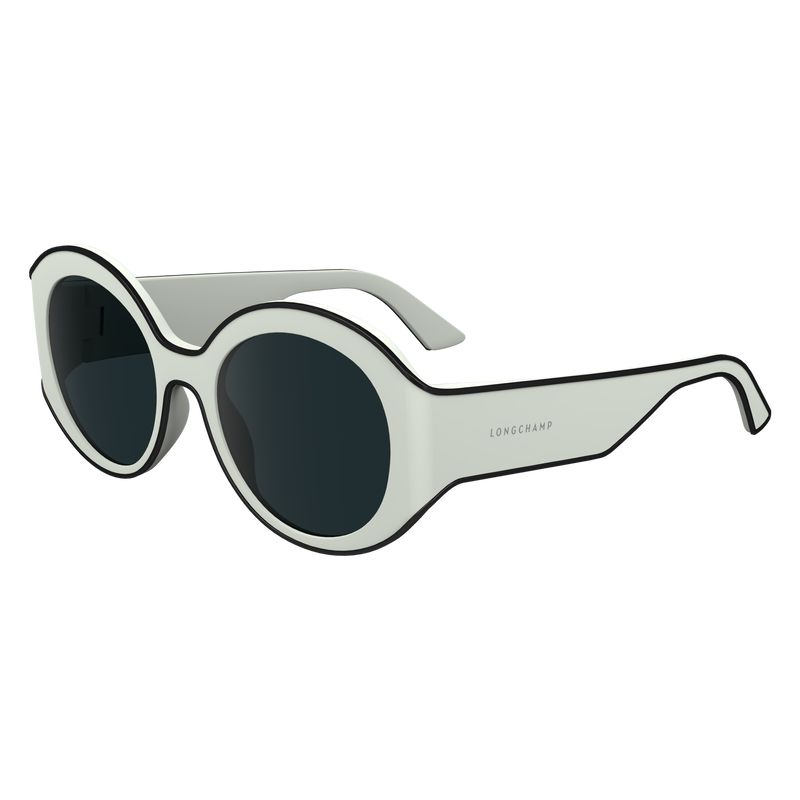 Women Longchamp Plant Based Resin Sunglasses White | Thailand-435YLUFNP