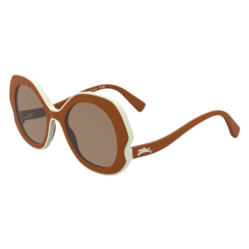 Women Longchamp Plant Based Resin Sunglasses Brown | Thailand-379FGONJS