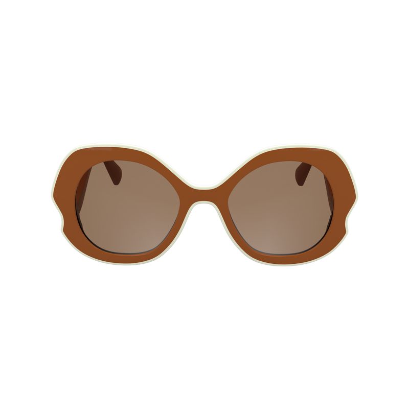 Women Longchamp Plant Based Resin Sunglasses Brown | Thailand-379FGONJS