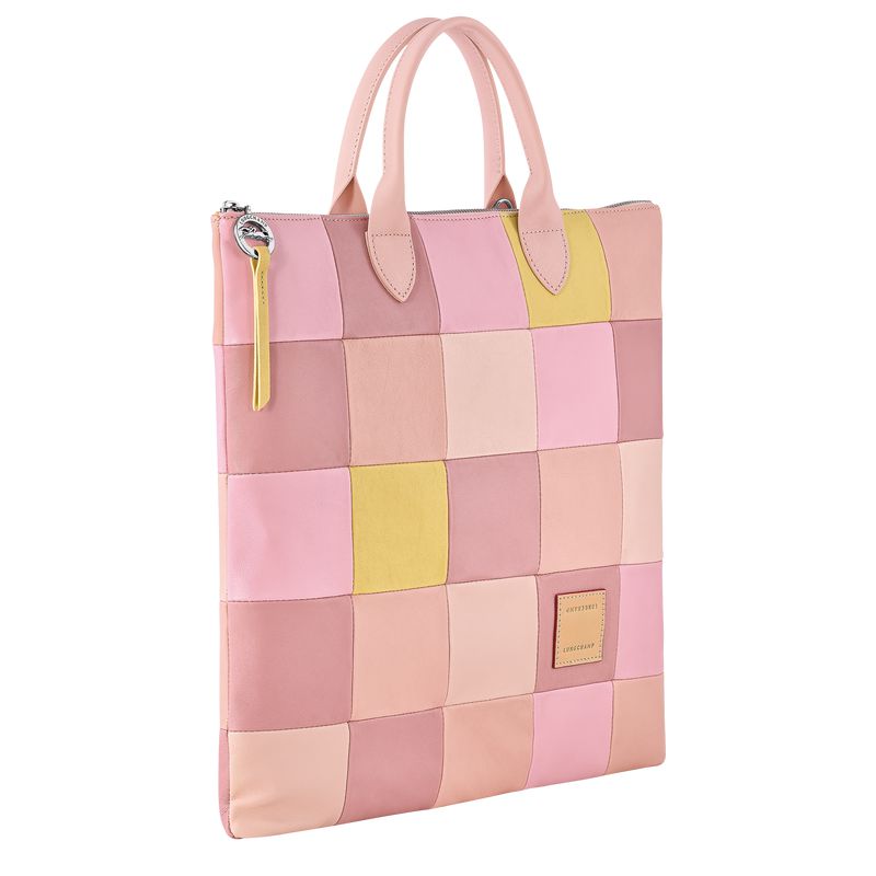 Women Longchamp Re-play L Handbag Light Rose | Thailand-148VEPARG