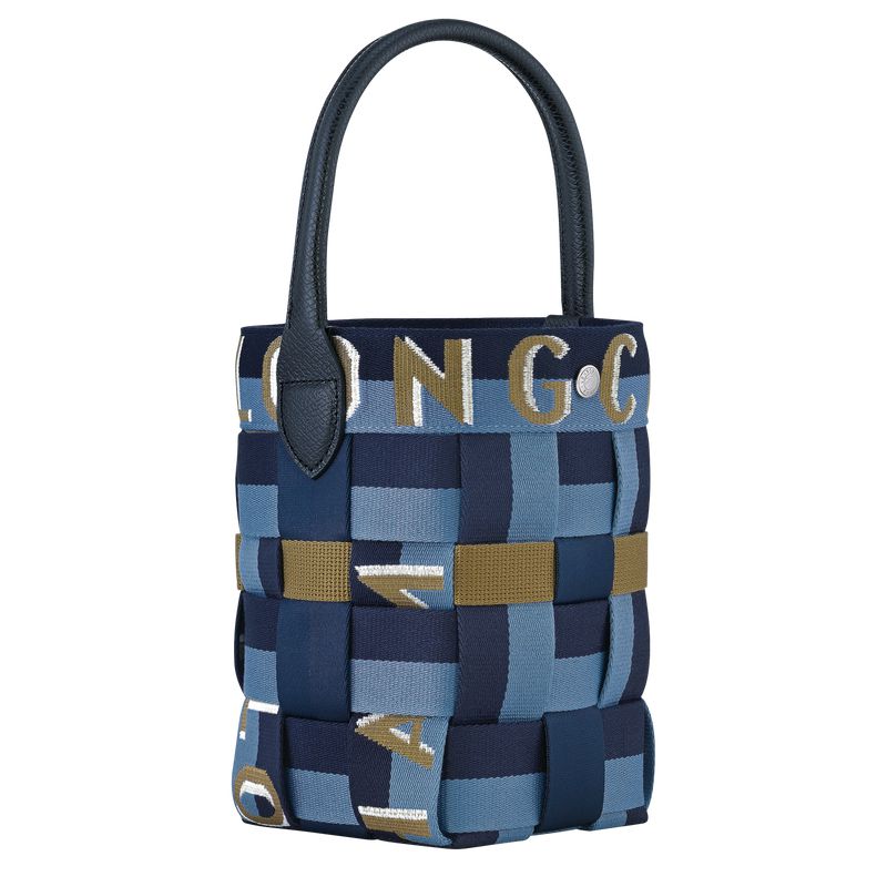 Women Longchamp Re-play Xs Bucket Bag Navy | Thailand-819IDOZBH