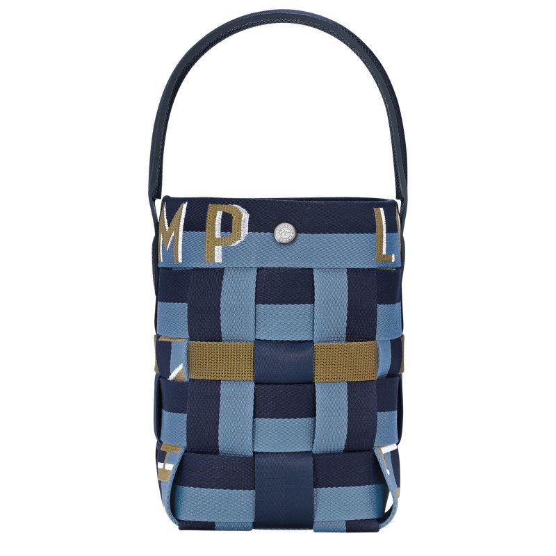 Women Longchamp Re-play Xs Bucket Bag Navy | Thailand-819IDOZBH