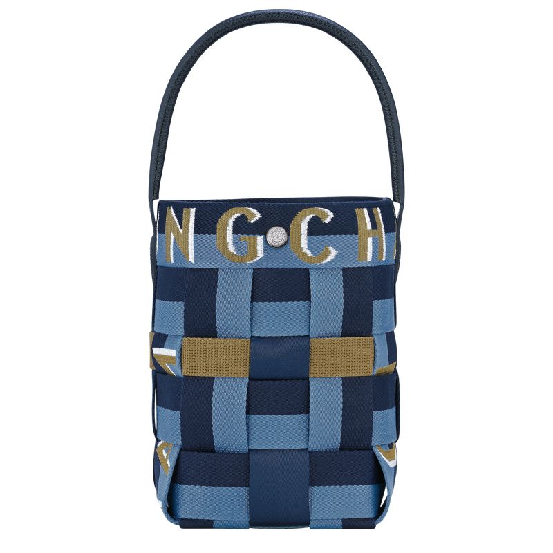 Women Longchamp Re-play Xs Bucket Bag Navy | Thailand-819IDOZBH