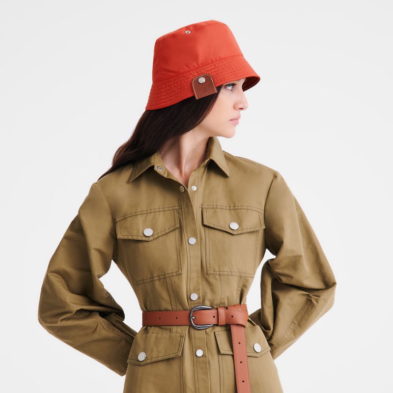 Women Longchamp Reversible Bucket Hat Brown / Pink | Thailand-372EFSZOX