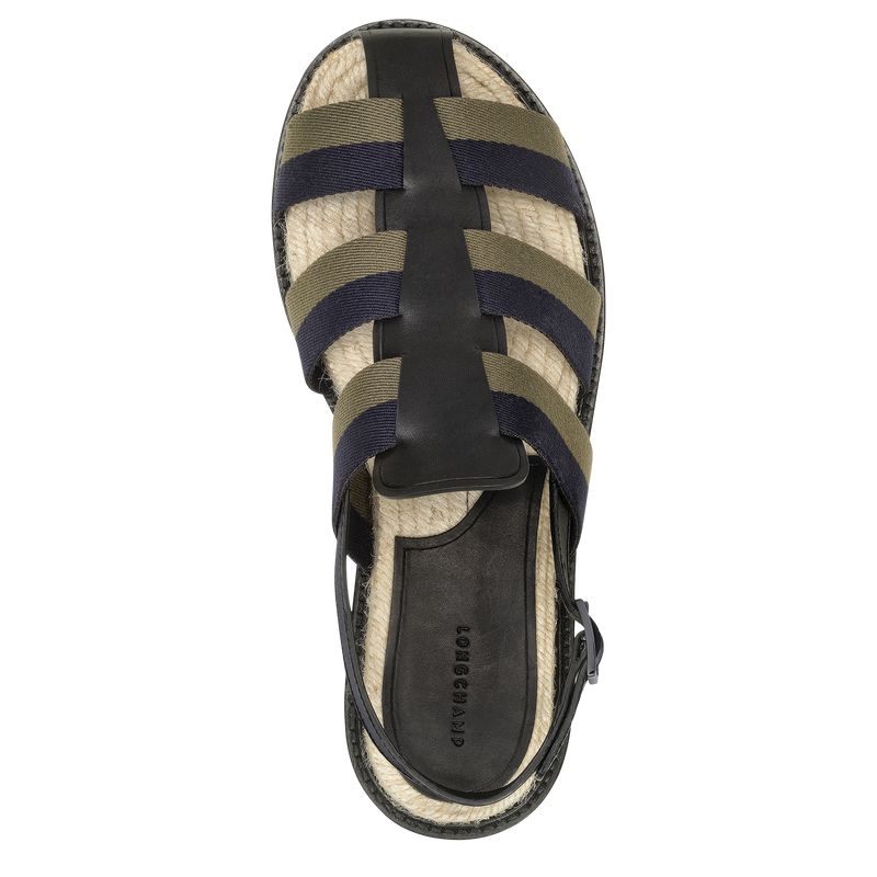 Women Longchamp Shadow Sandals Black | Thailand-105WYAVNC