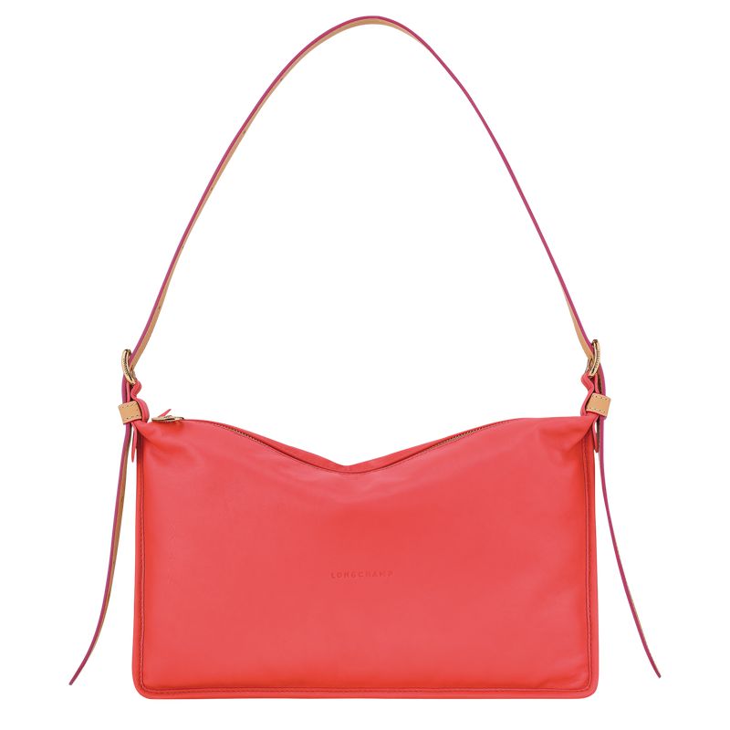 Women Longchamp Smoothie M Crossbody Bag Pink | Thailand-763PTSIOB