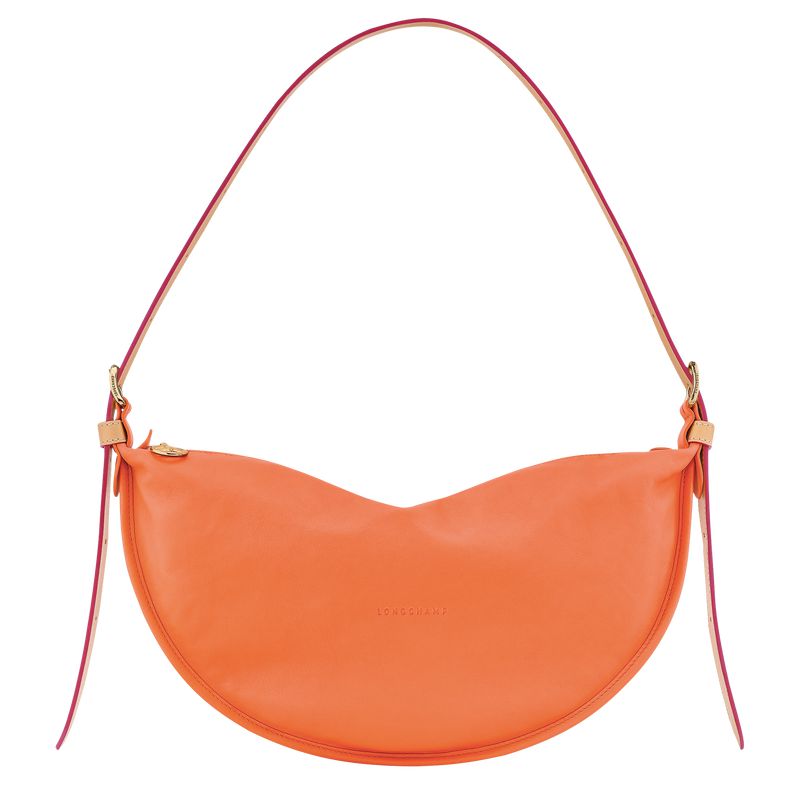 Women Longchamp Smoothie M Crossbody Bag Orange | Thailand-246ACPQRE