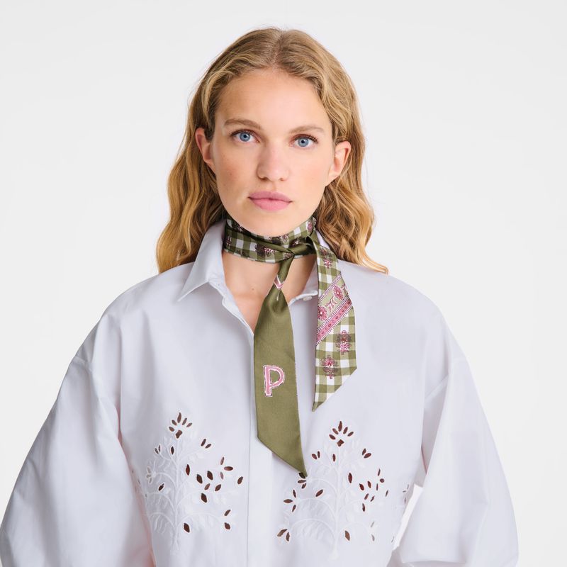 Women Longchamp The Bucolic Escapade Headband Olive / Multicolor | Thailand-309HXKBIT