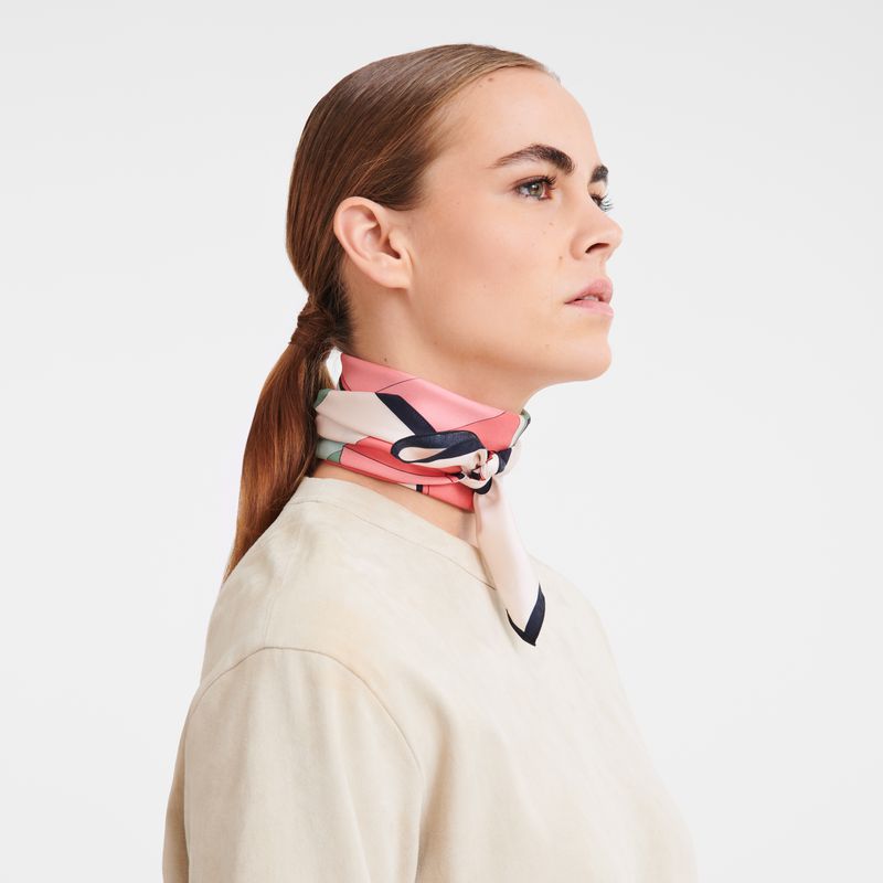 Women Longchamp University 70 Scarf Beige | Thailand-396QBJUXK