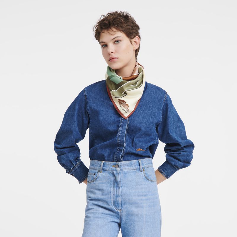 Women Longchamp University 70 Scarf Multicolor | Thailand-679JNLKGI