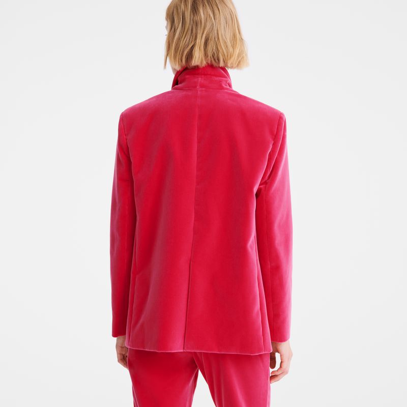 Women Longchamp Velvet Jacket Pink | Thailand-073SDWMTJ