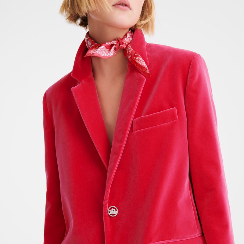Women Longchamp Velvet Jacket Pink | Thailand-073SDWMTJ