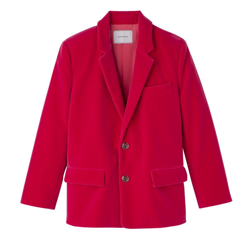 Women Longchamp Velvet Jacket Pink | Thailand-073SDWMTJ