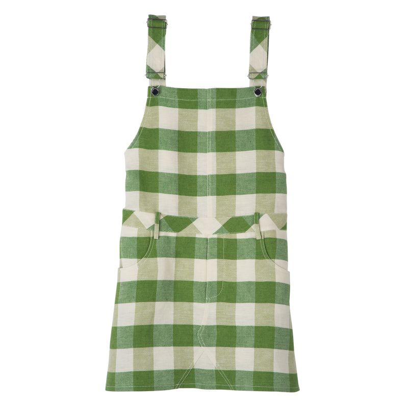 Women Longchamp Vichy Jacquard Dress Green | Thailand-213CZITAW