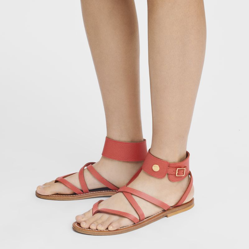 Women Longchamp X K.Jacques Sandals Orange | Thailand-826ZTNFLG