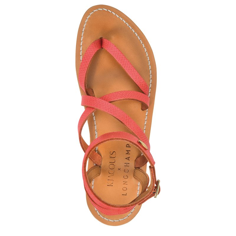 Women Longchamp X K.Jacques Sandals Orange | Thailand-826ZTNFLG