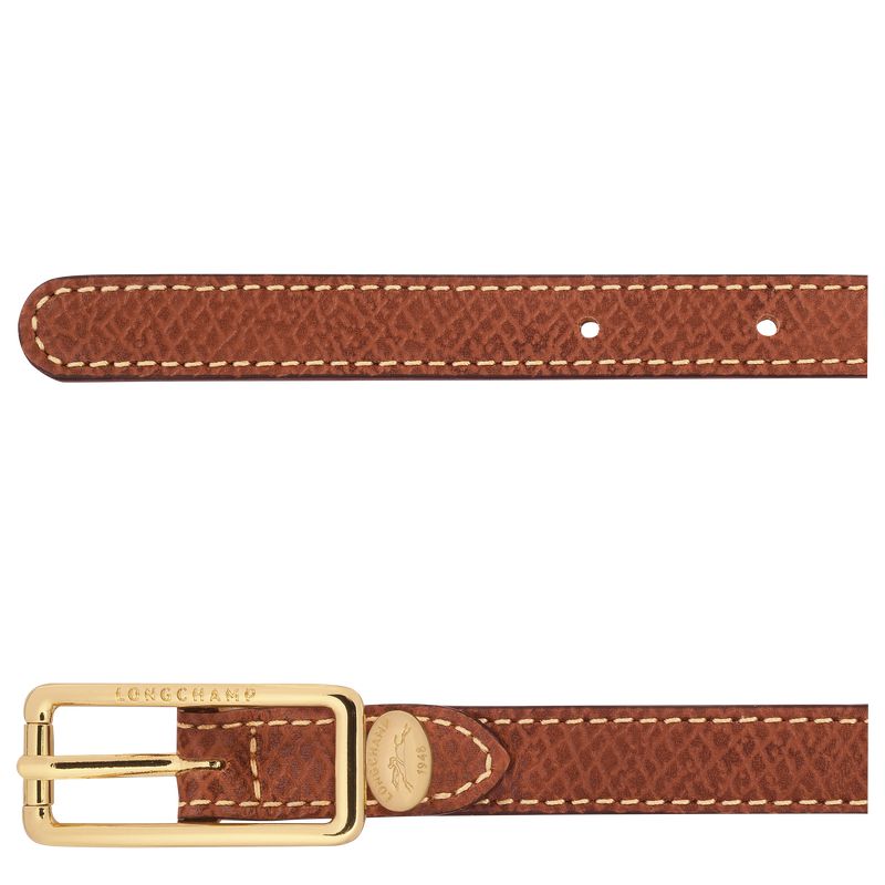 Women Longchamp Épure Belt Brown | Thailand-079EFTLZN