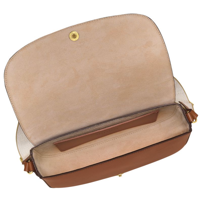 Women Longchamp Épure M Crossbody Bag Brown | Thailand-154QJFRKB