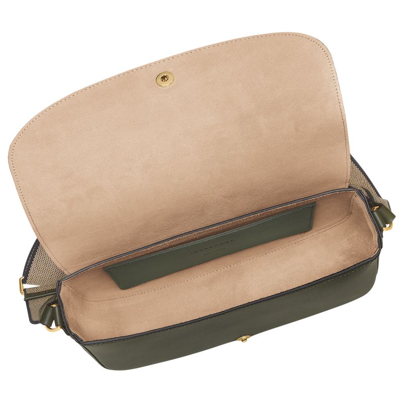 Women Longchamp Épure M Crossbody Bag Khaki | Thailand-612JZUITK