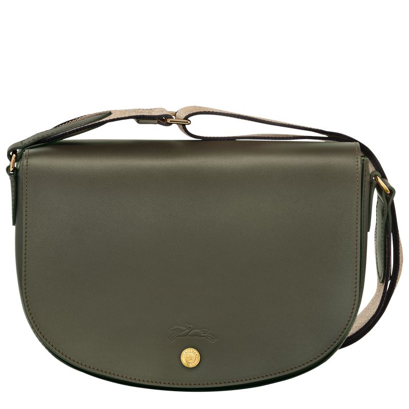 Women Longchamp Épure M Crossbody Bag Khaki | Thailand-612JZUITK