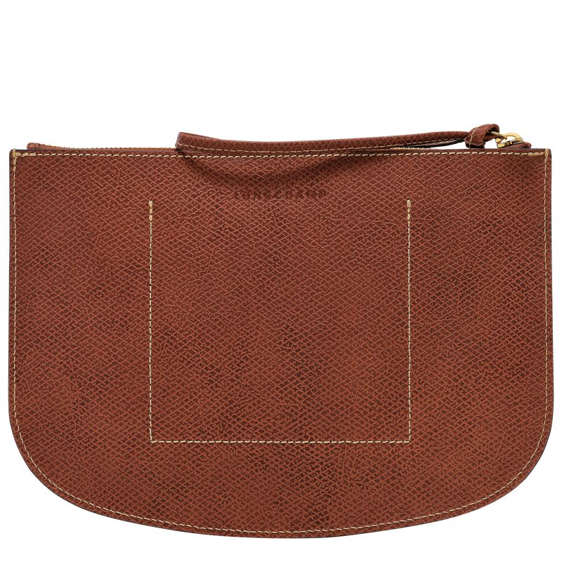 Women Longchamp Épure Pouch Brown | Thailand-281CIHPJL