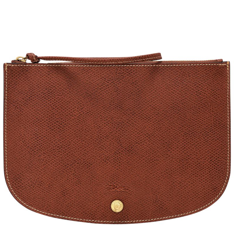 Women Longchamp Épure Pouch Brown | Thailand-281CIHPJL