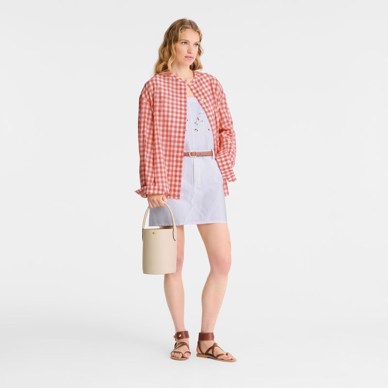Women Longchamp Épure S Bucket Bag Beige | Thailand-852SWZRHM