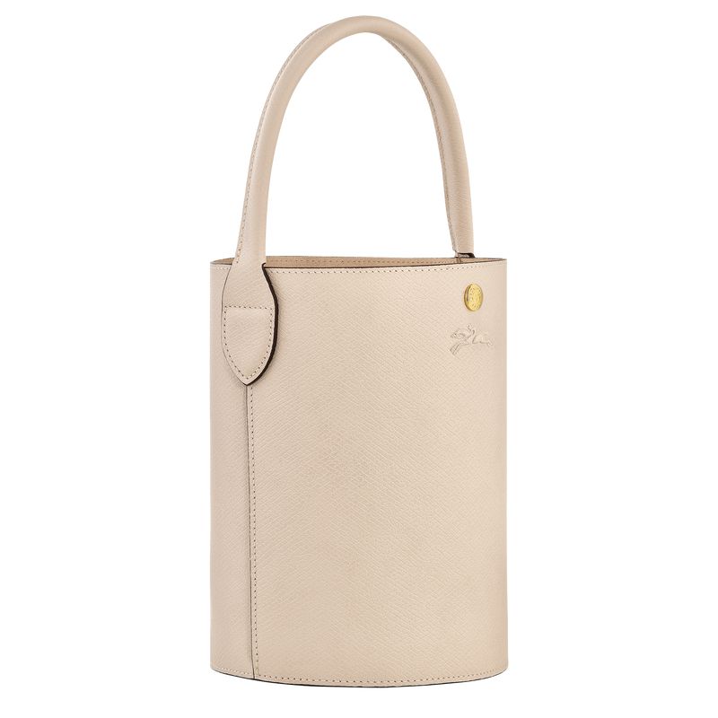 Women Longchamp Épure S Bucket Bag Beige | Thailand-852SWZRHM