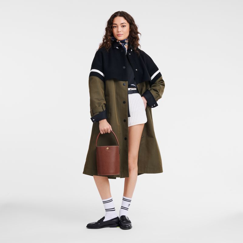 Women Longchamp Épure S Bucket Bag Brown | Thailand-238OKCRZN