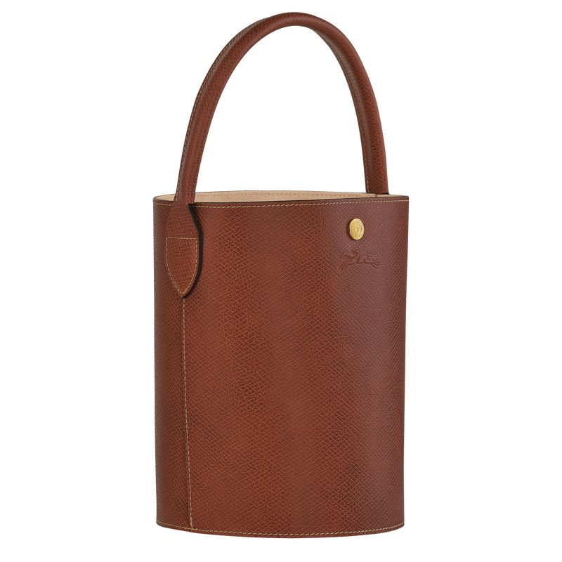 Women Longchamp Épure S Bucket Bag Brown | Thailand-238OKCRZN