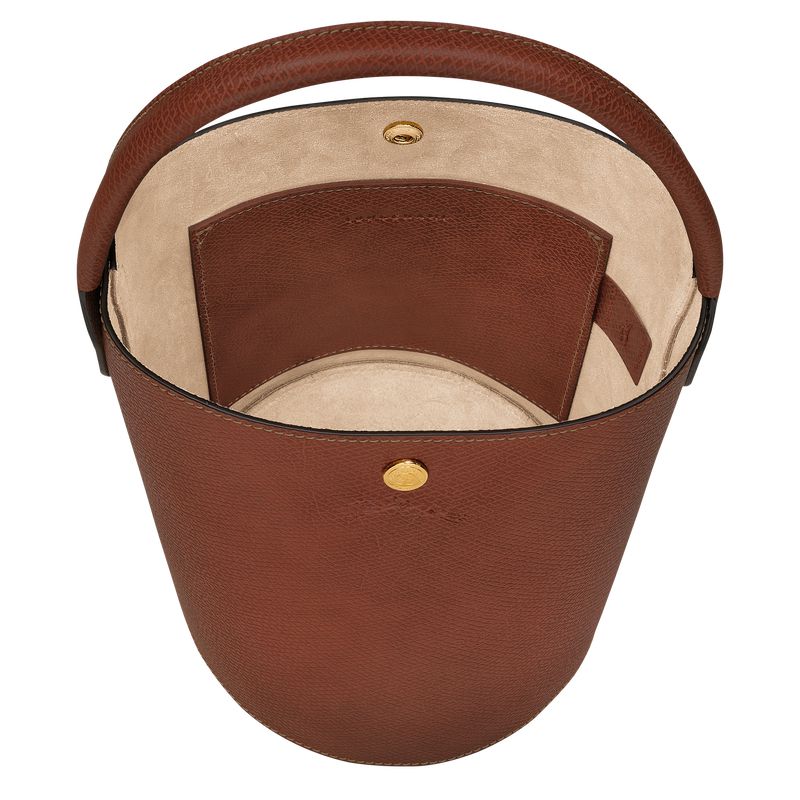 Women Longchamp Épure S Bucket Bag Brown | Thailand-238OKCRZN
